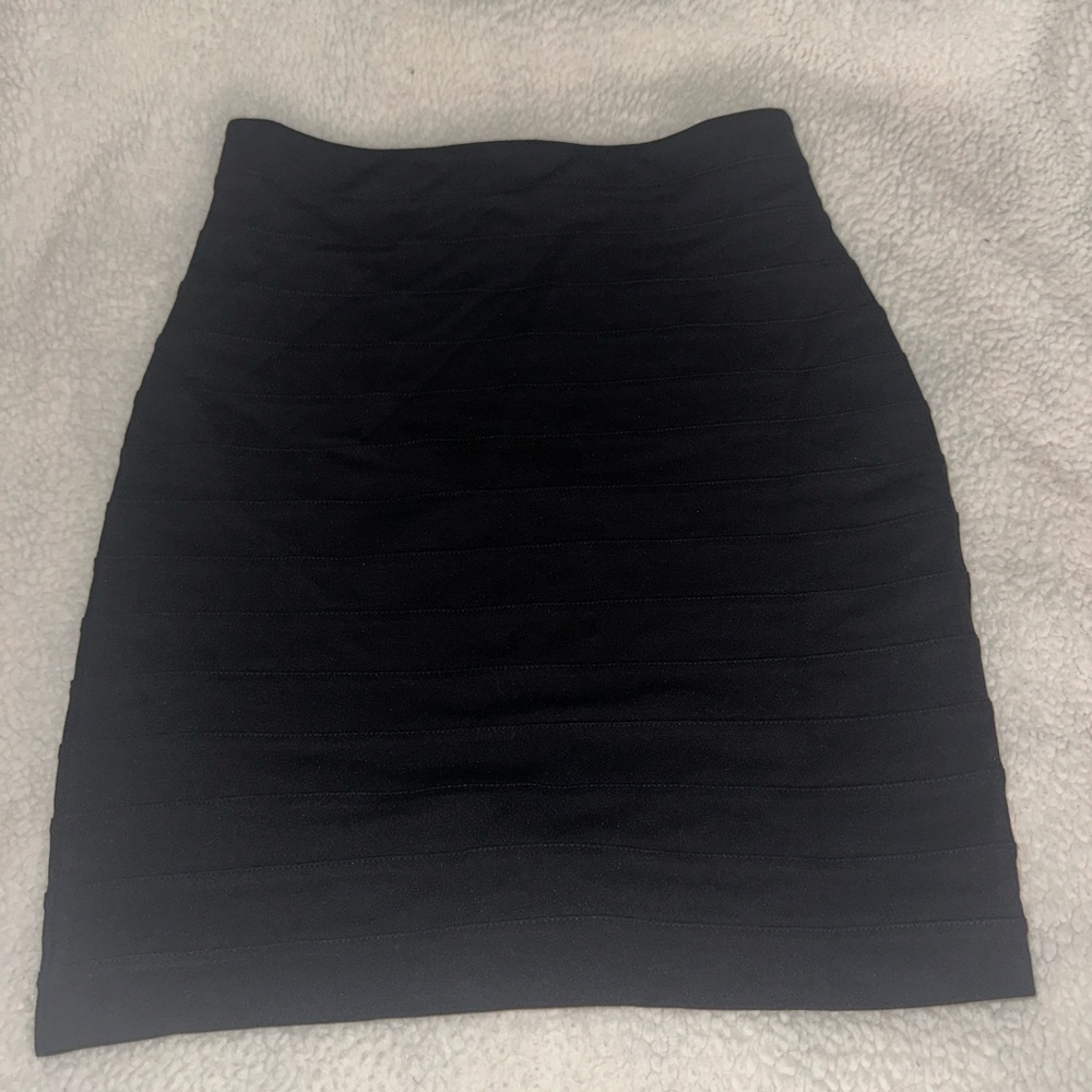 Express Black Mini Skirt
